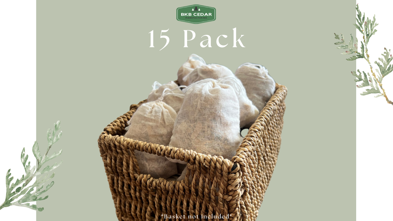 BKB Cedar works Sachets