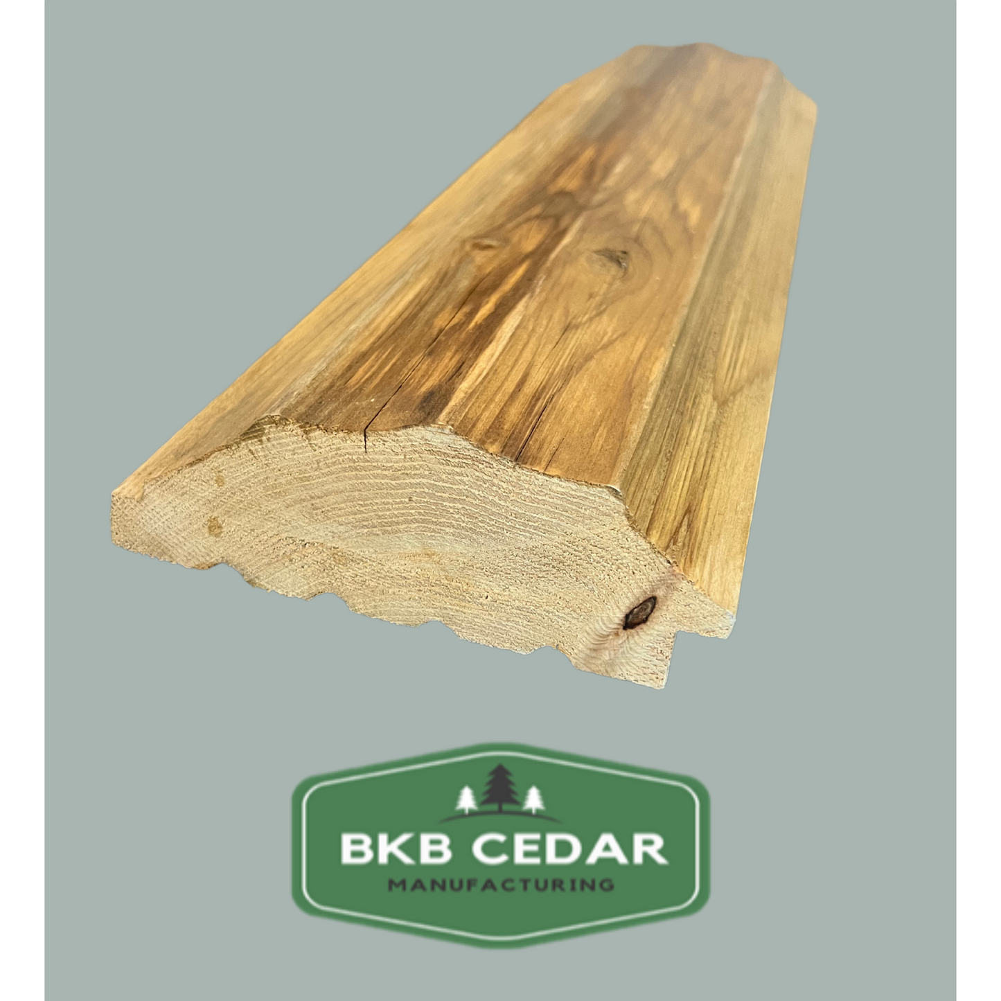Cedar Log Siding
