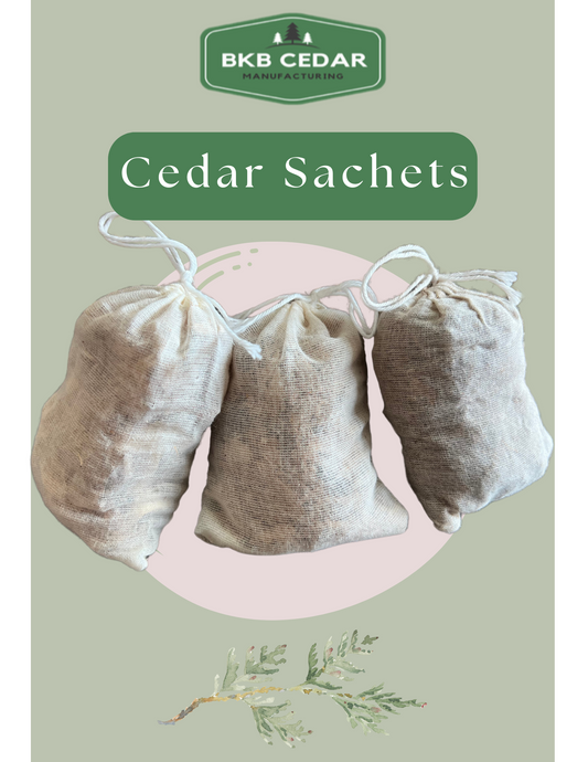 BKB Cedar works Sachets
